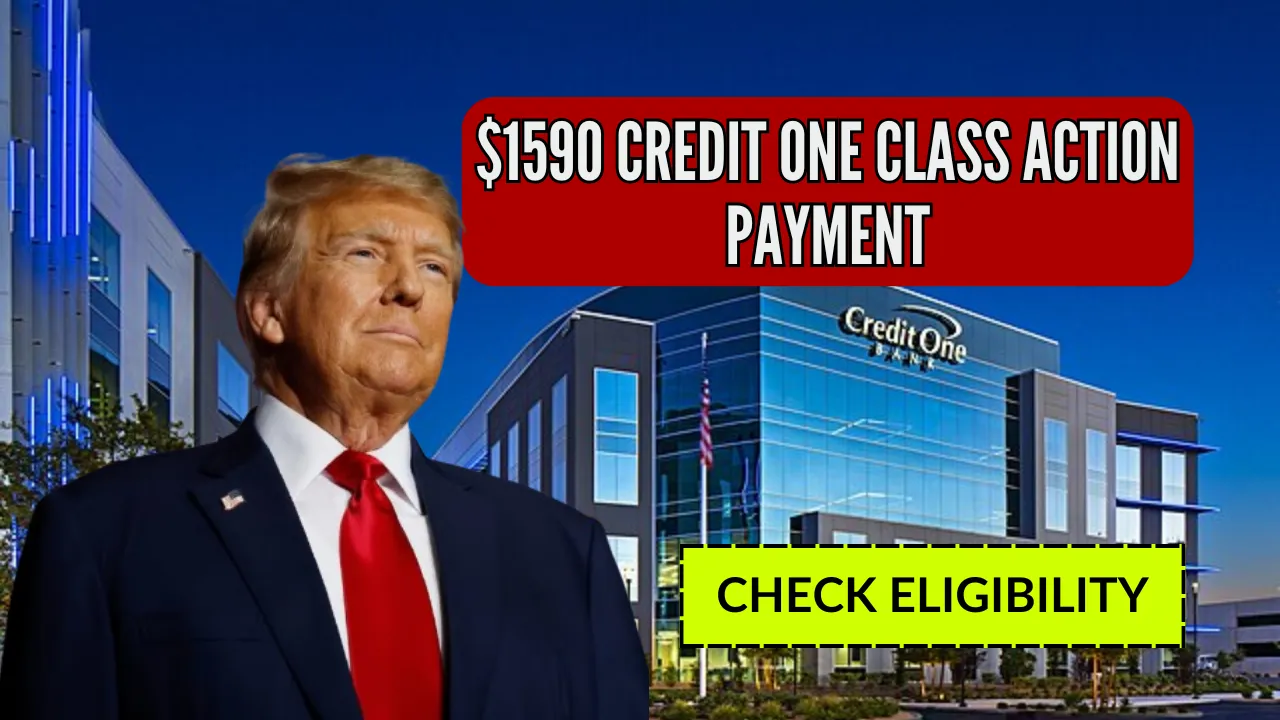 $1590 Credit One Class Action Payment