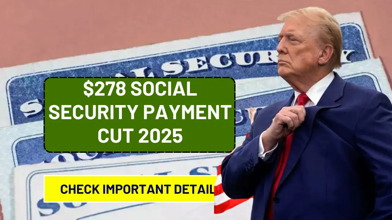 $278 Social Security Payment Cut 2025