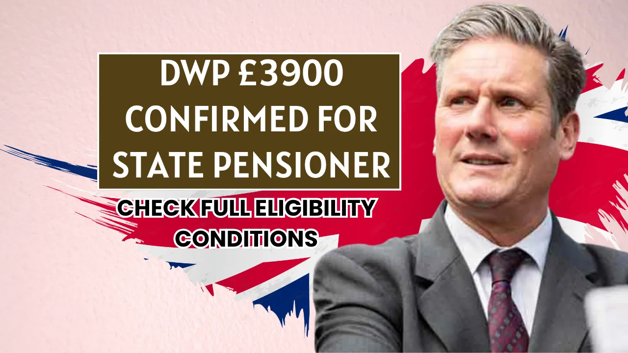 DWP £3900 confirmed for State Pensioner
