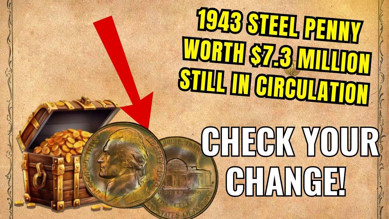 1943 Steel Penny Worth $7.3 Million