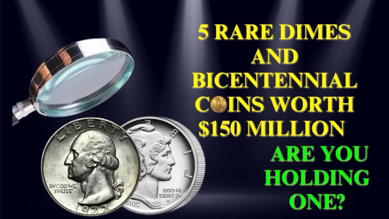 Rare Dimes and Bicentennial Coins Worth $150 Million